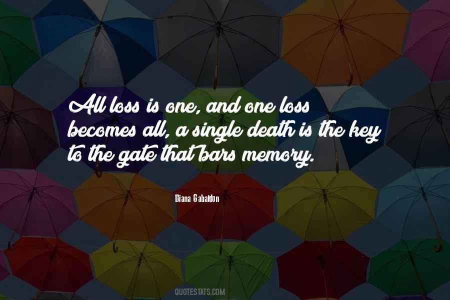 Quotes About Memory And Loss #1064635
