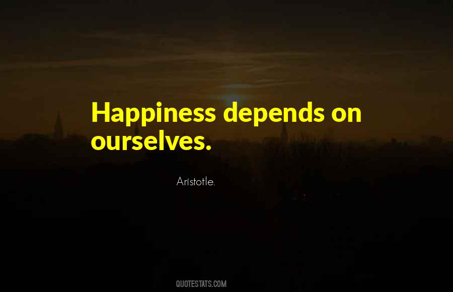 Self Depends Quotes #110819