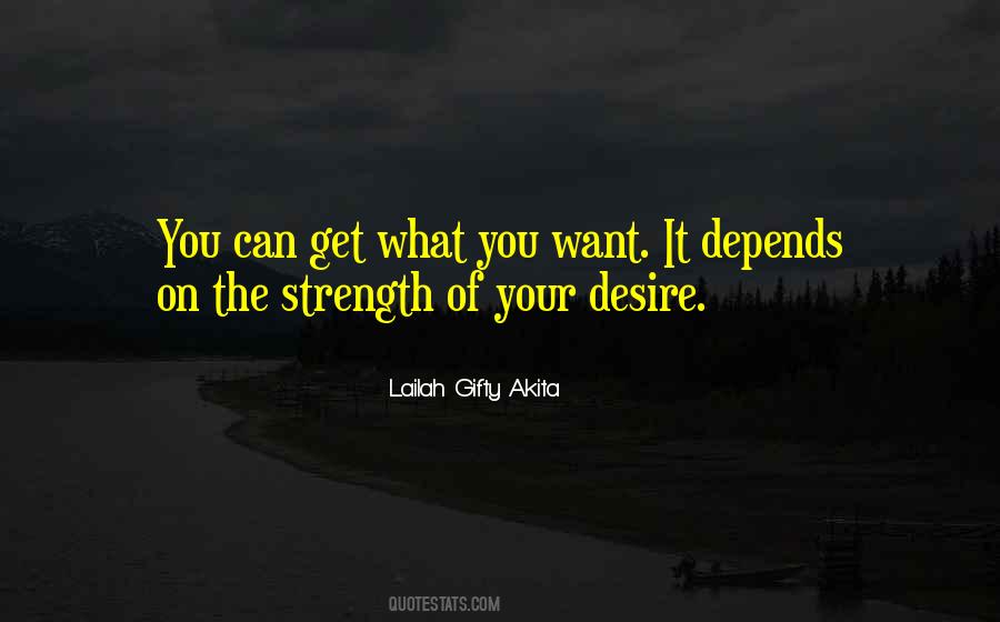 Self Depends Quotes #1418403