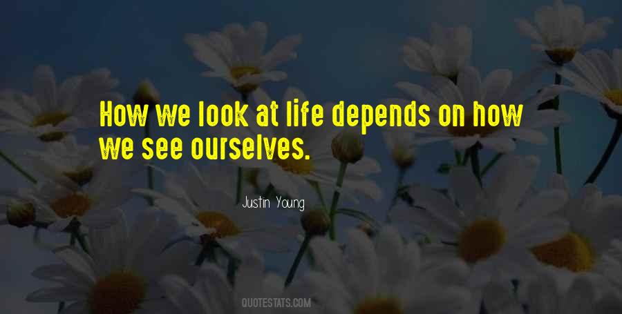 Self Depends Quotes #313769