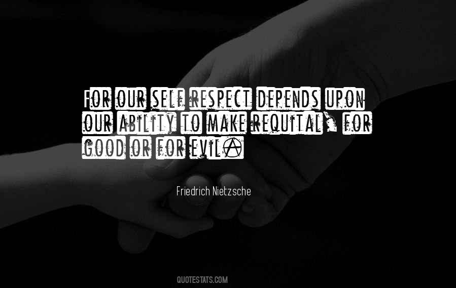 Self Depends Quotes #77528