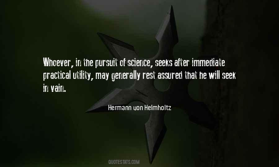 Von Helmholtz Quotes #1340293