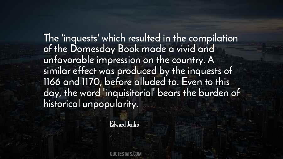 Quotes About The Domesday Book #1390540
