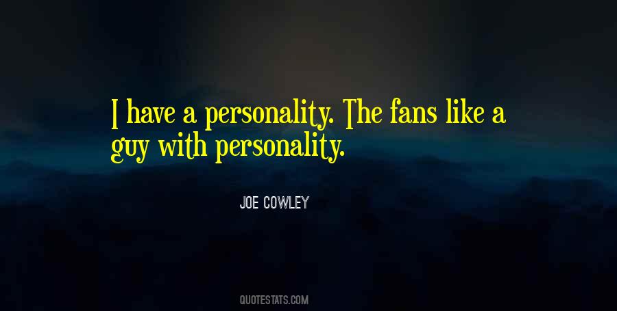 Personality The Quotes #72864