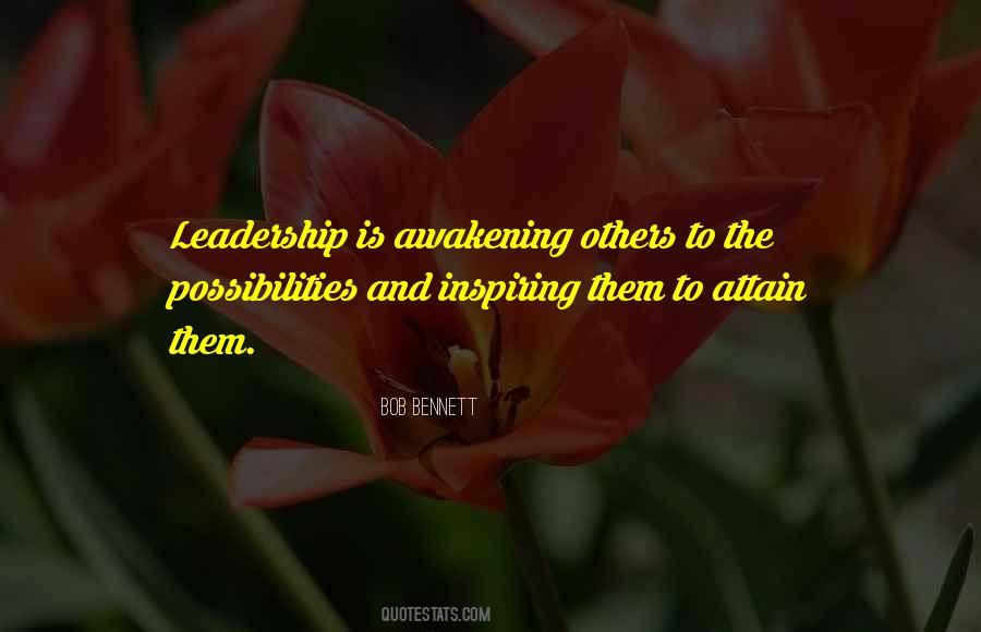 Quotes About Inspiring Leadership #838929
