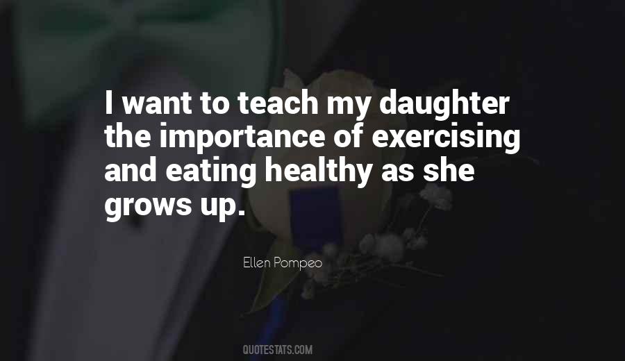 Quotes About Eating Healthy And Exercising #1033106