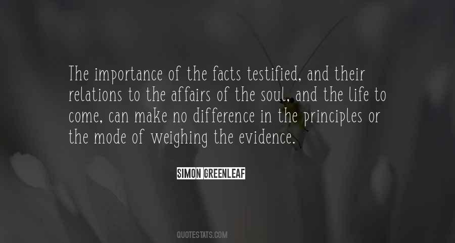 Evidence Of Life Quotes #1221407