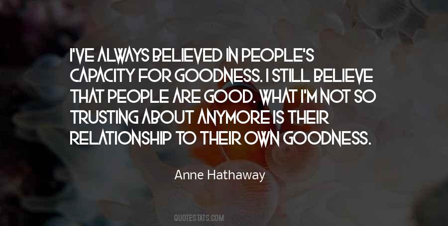 Quotes About People's Goodness #680204