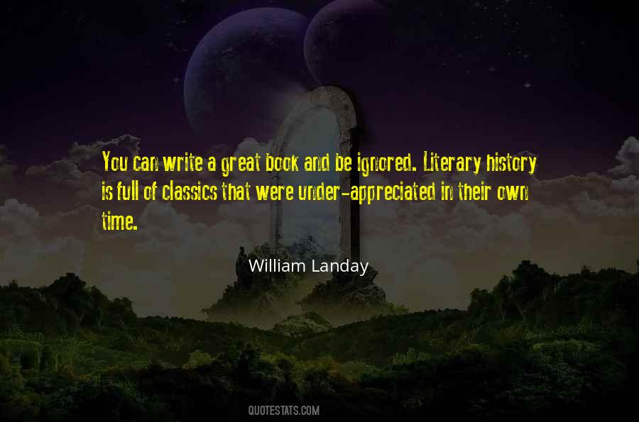 Literary History Quotes #1096054