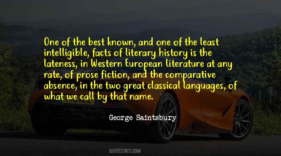 Literary History Quotes #1225732