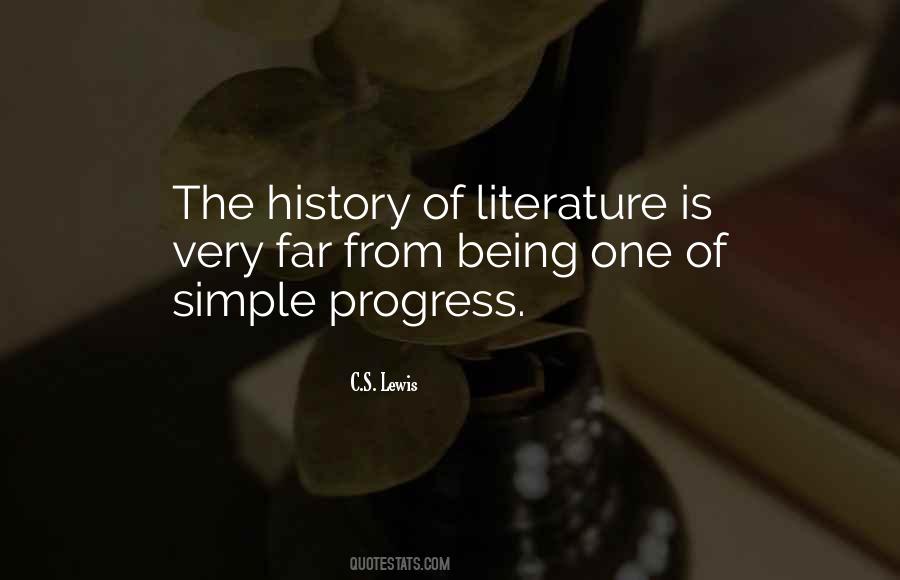 Literary History Quotes #1740299