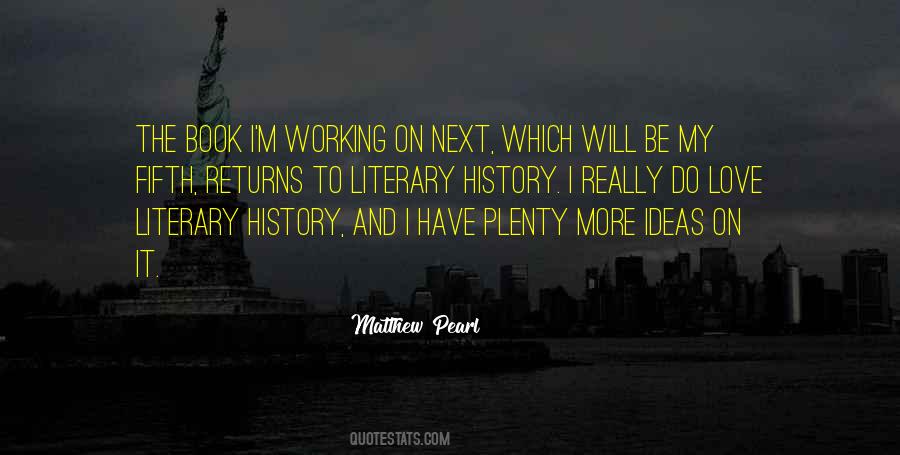 Literary History Quotes #53230