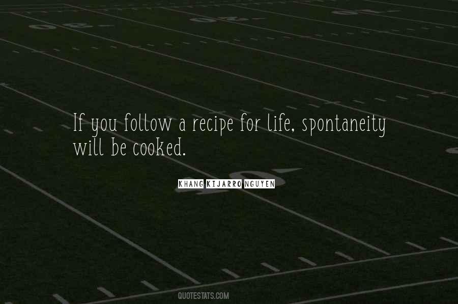 Recipe For Life Quotes #45124