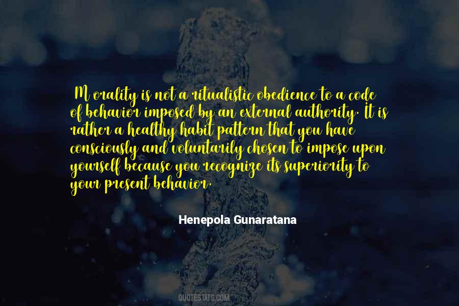 Quotes About Behavior Patterns #206406