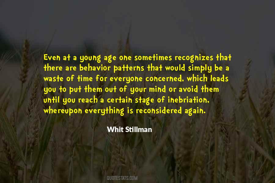 Quotes About Behavior Patterns #730828
