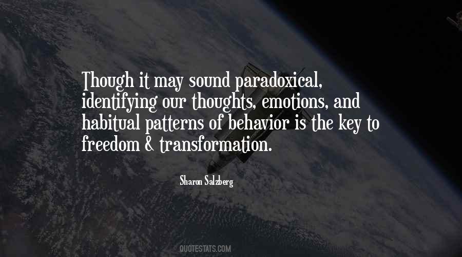 Quotes About Behavior Patterns #917651