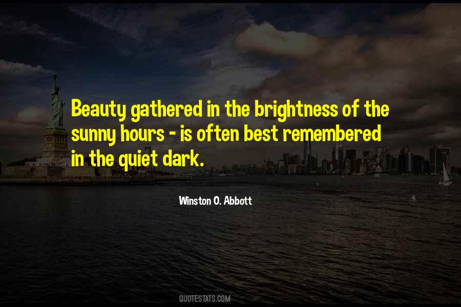 Quotes About Quiet Beauty #1406220