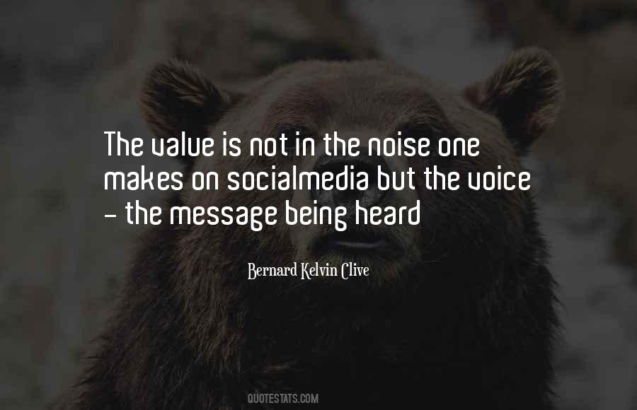 Quotes About Voice Being Heard #504615