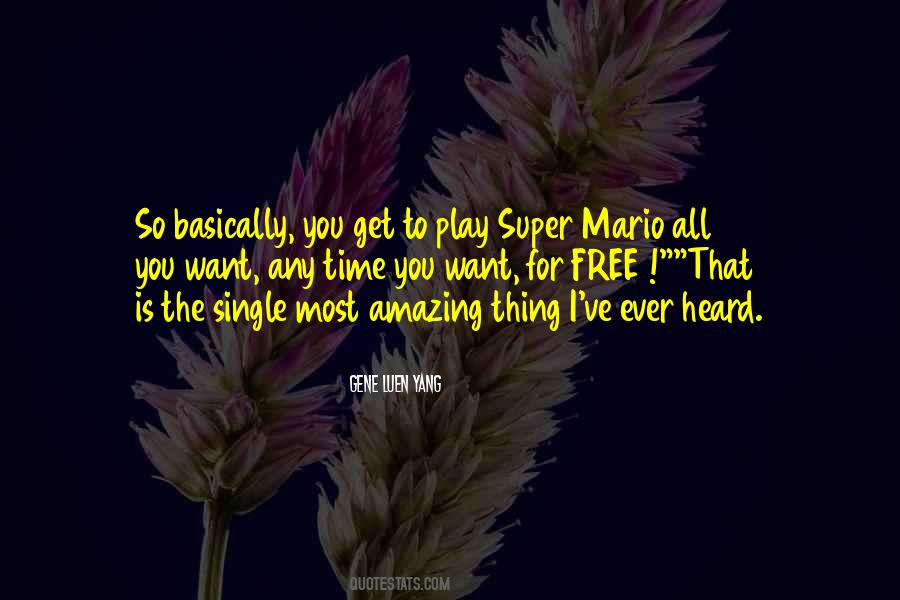 Nintendo Mario Quotes #1842120