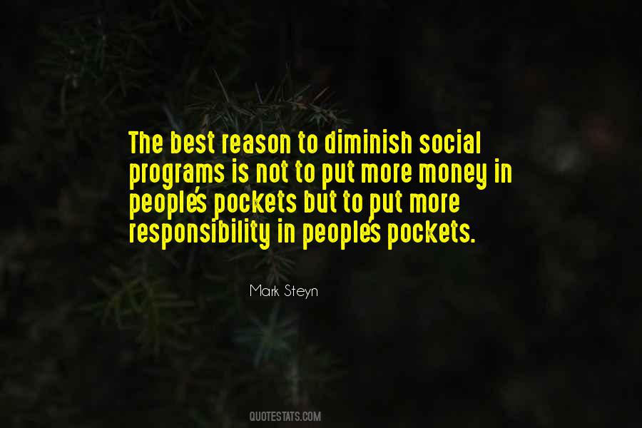 Quotes About Social Programs #1165967