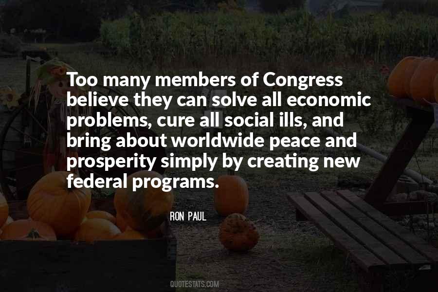 Quotes About Social Programs #1622918