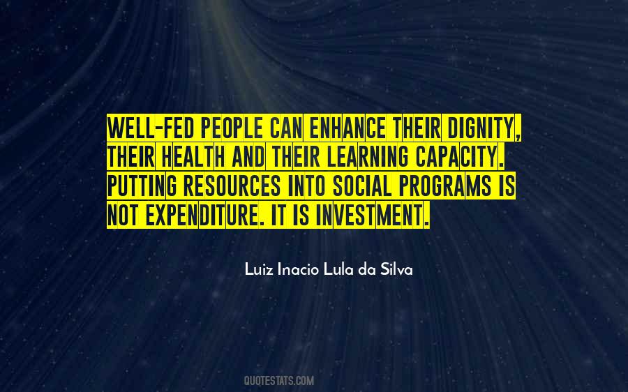 Quotes About Social Programs #564775