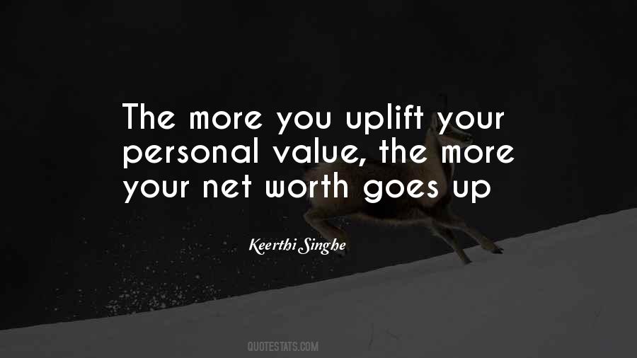 Personal Worth Quotes #323076