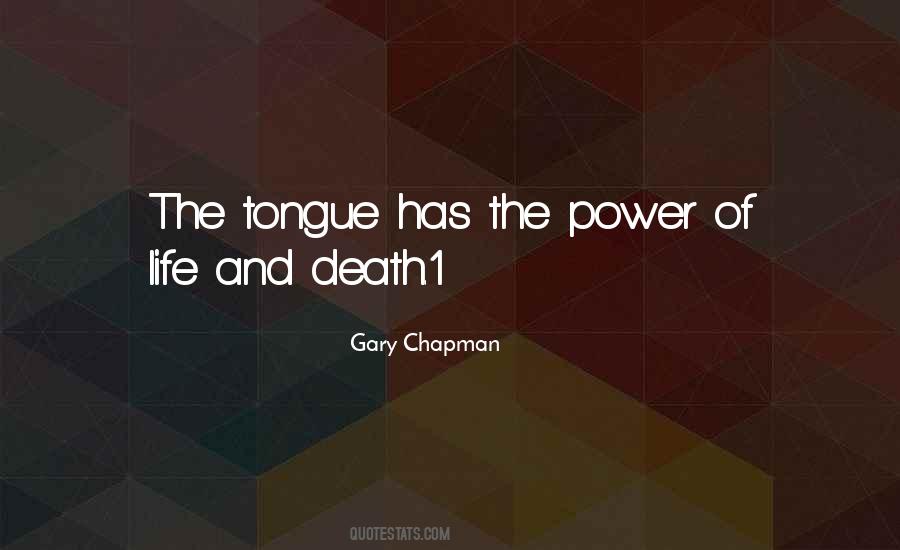 Power Of The Tongue Quotes #90464