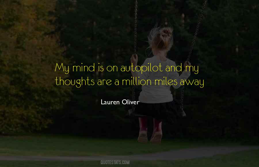 Quotes About A Million Thoughts #704222