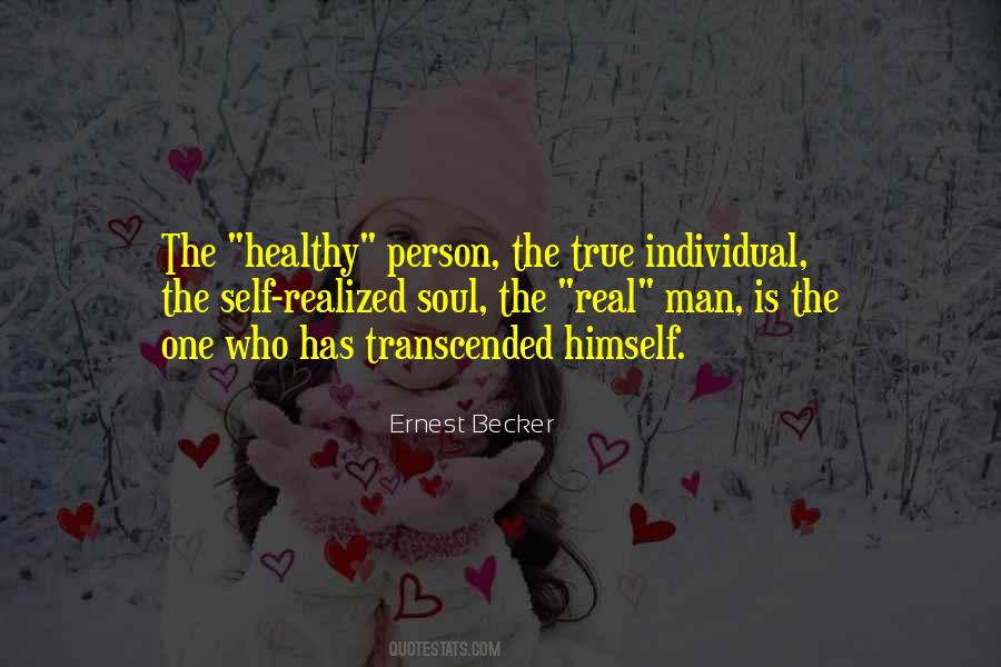 Healthy Person Quotes #1535499