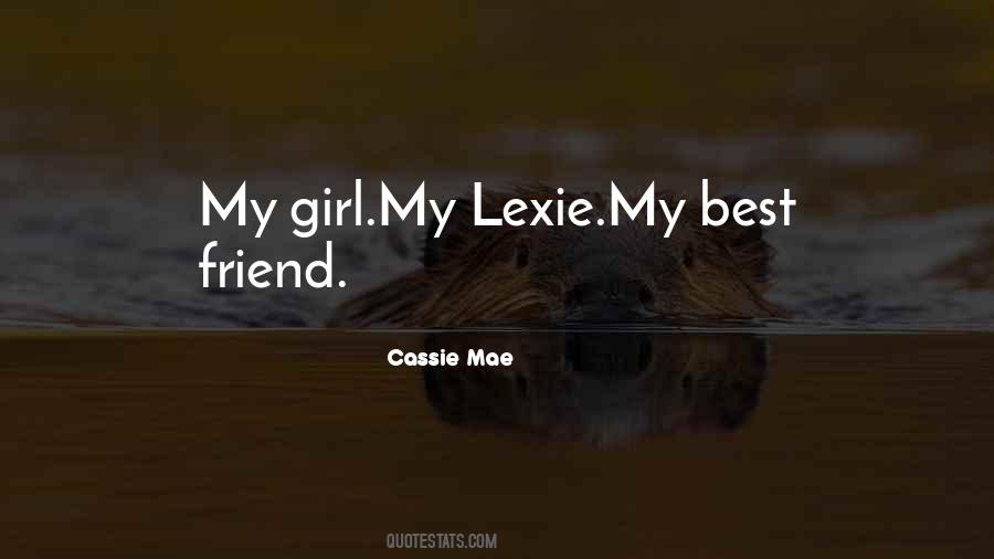 Quotes About Best Friend Girl #1618675