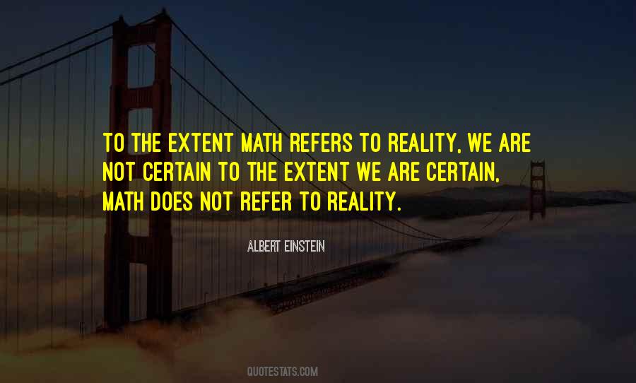 Quotes About Math Einstein #491922