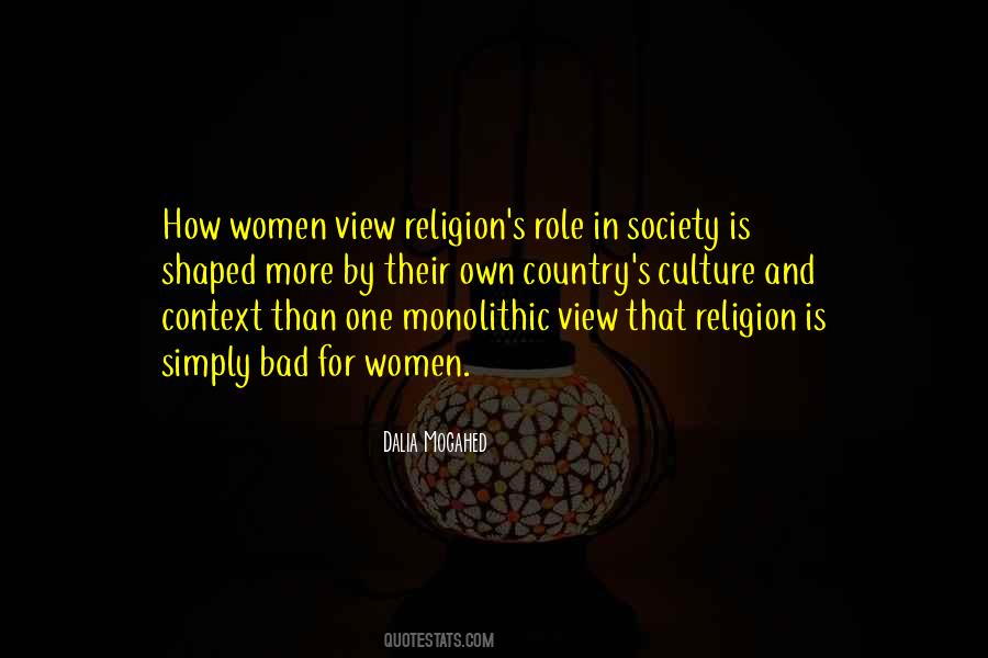 Role Of Women In Society Quotes #1525828