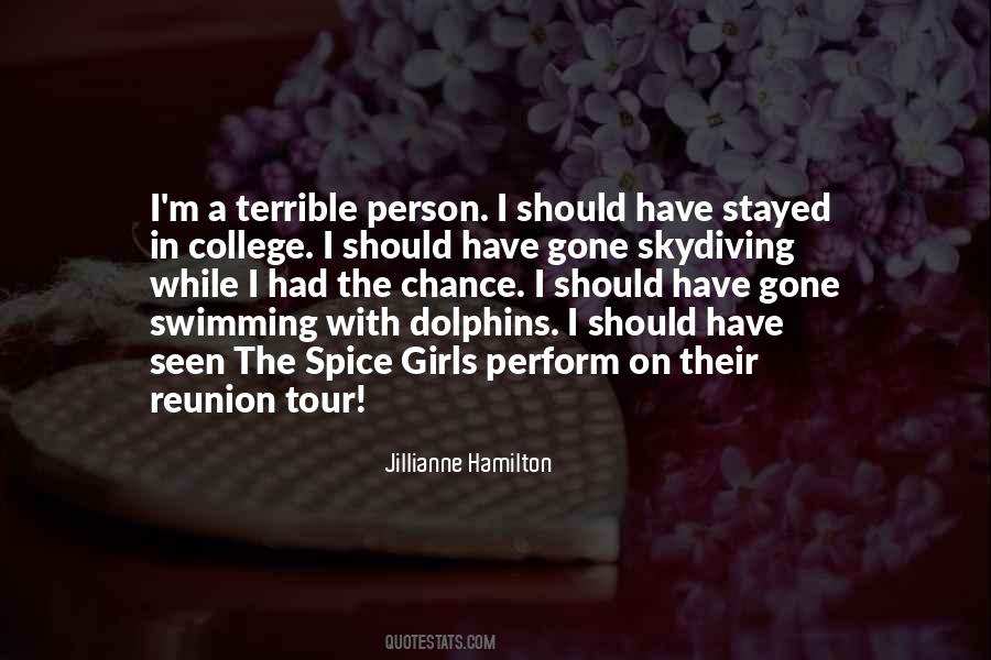 Quotes About Swimming With Dolphins #966445