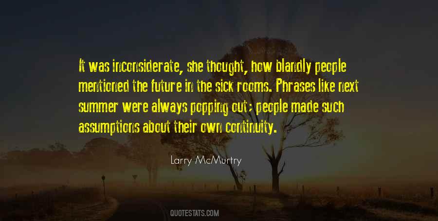 Quotes About Inconsiderate #104337