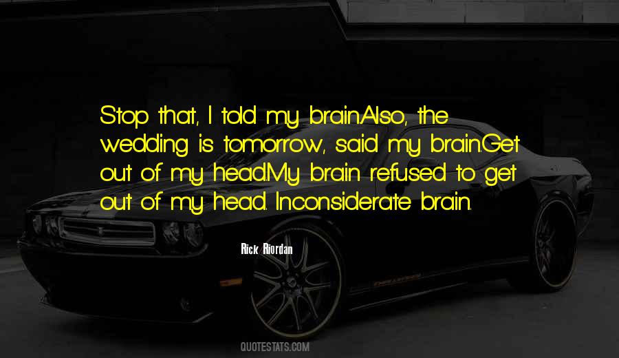 Quotes About Inconsiderate #1386209