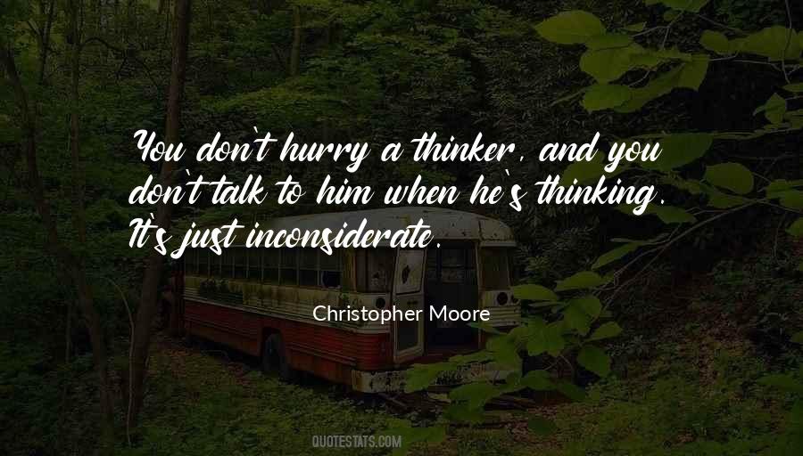 Quotes About Inconsiderate #444610
