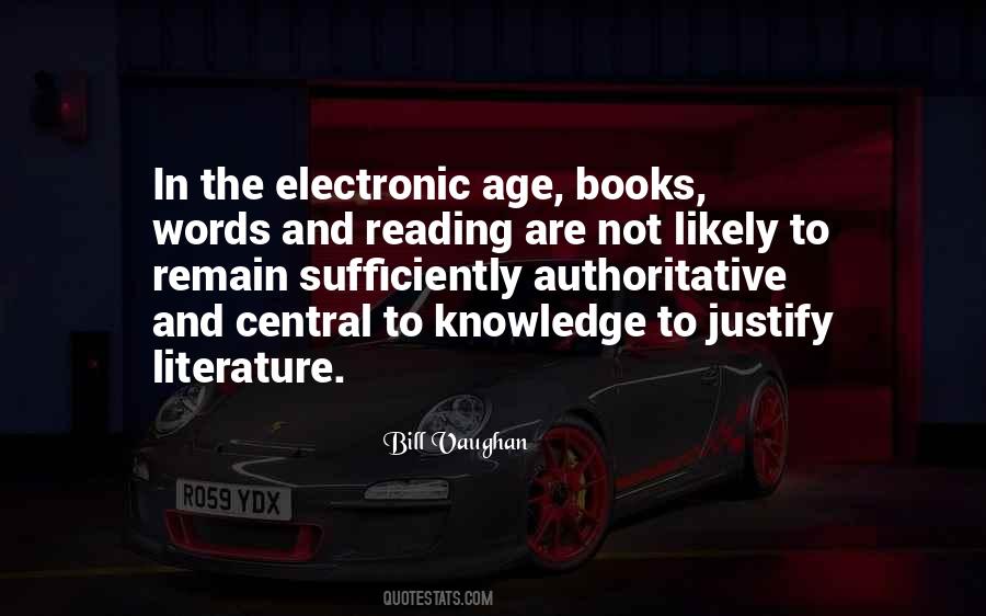 Quotes About Literature And Knowledge #1413527