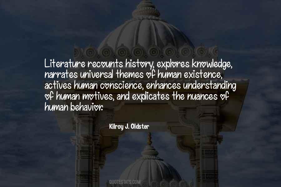 Quotes About Literature And Knowledge #1427837