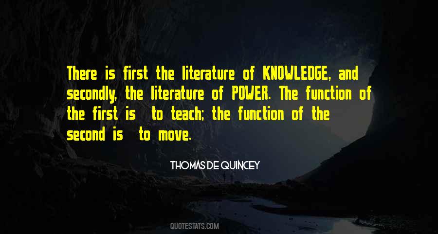 Quotes About Literature And Knowledge #798200