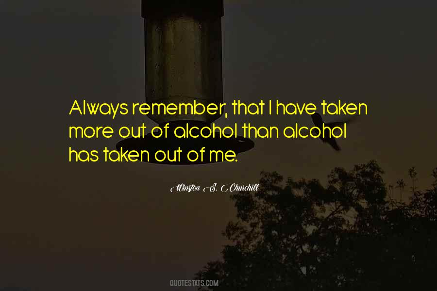 Winston Churchill Alcohol Quotes #1300173