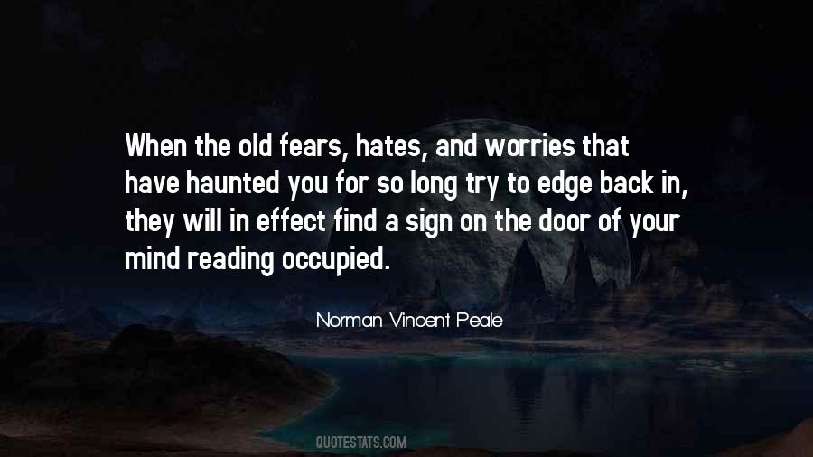 Quotes About Fears And Worries #91611