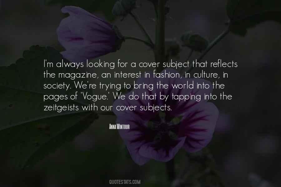 Quotes About Fashion Magazine #485302