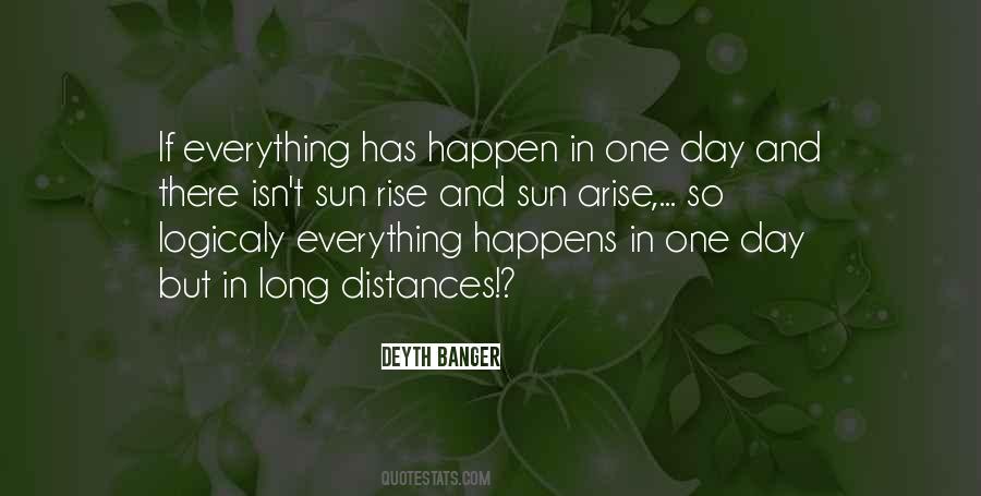 Quotes About Distances #1472408