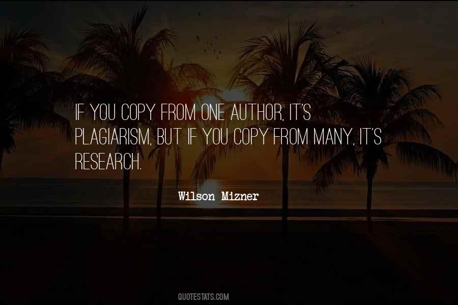 Quotes About Plagiarism #129140