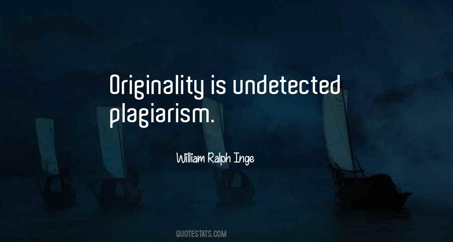 Quotes About Plagiarism #1395010