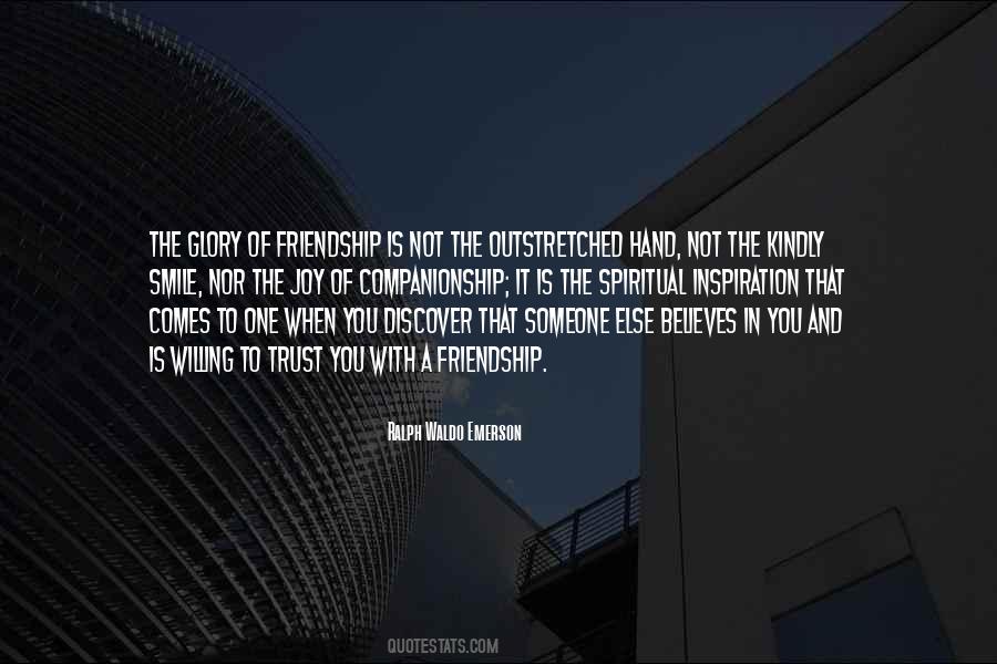Quotes About Joy Of Friendship #1740301