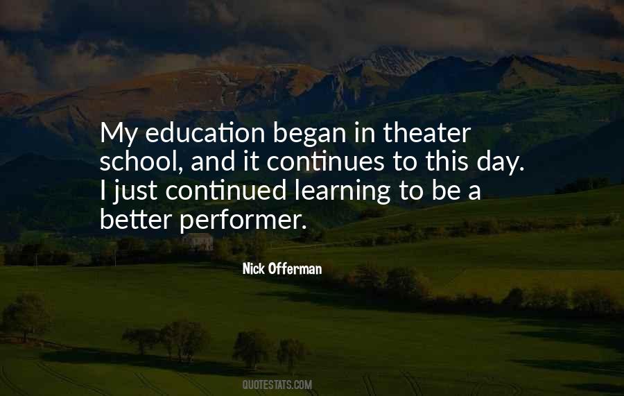 Quotes About Learning In School #1044776