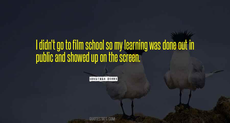 Quotes About Learning In School #210961