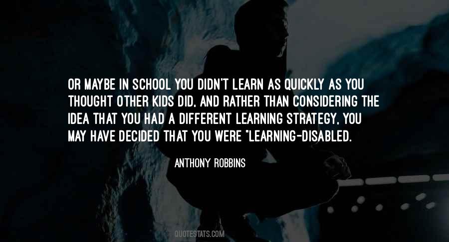 Quotes About Learning In School #259212